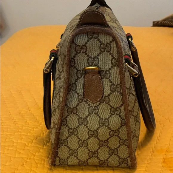Vintage Gucci Monogram Handbag - Picture 7 of 7